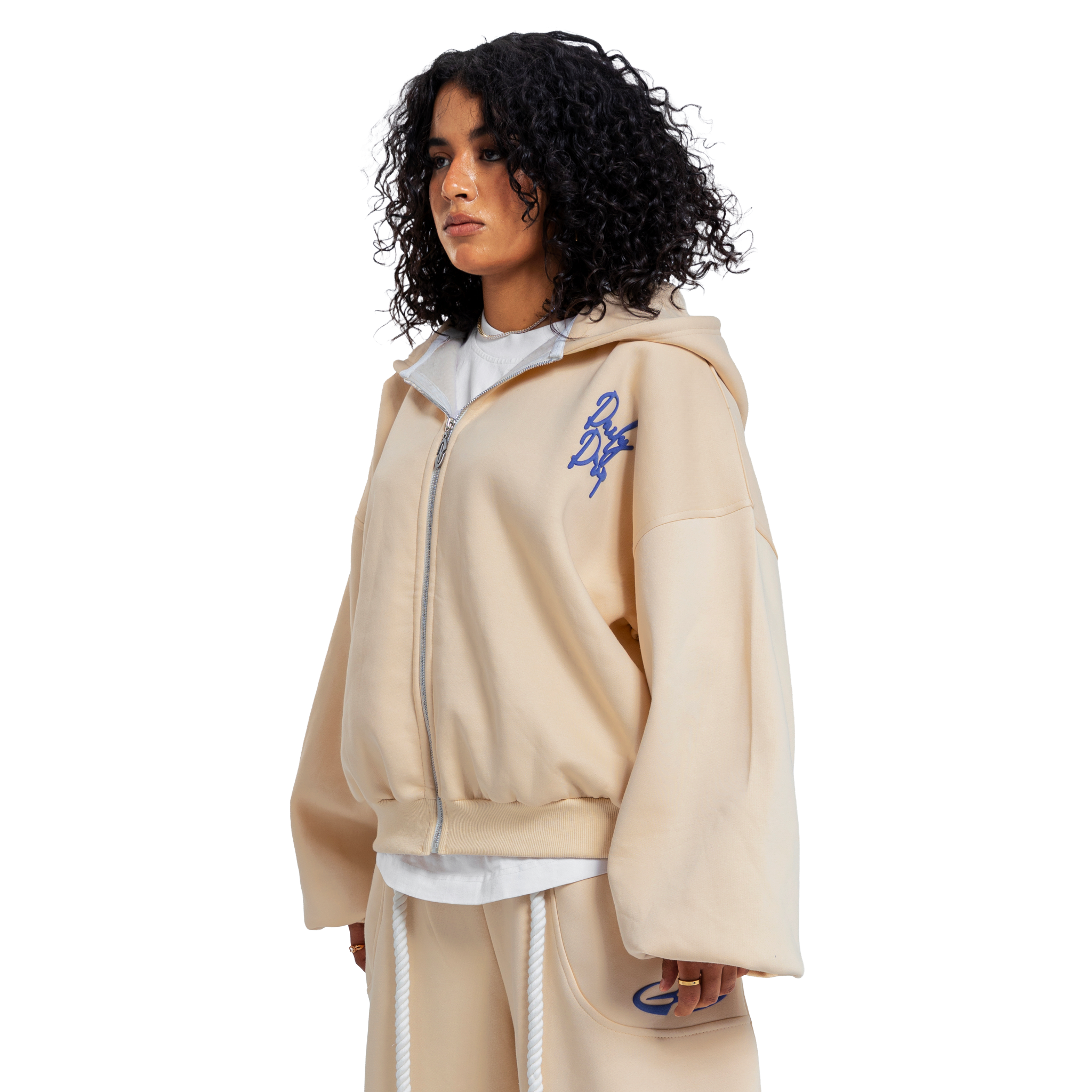 Creamy Balloon Fit Zipper