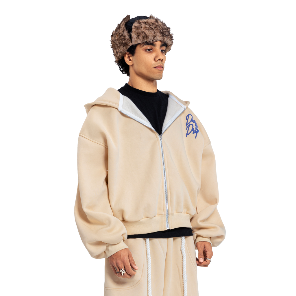 Creamy Balloon Fit Zipper