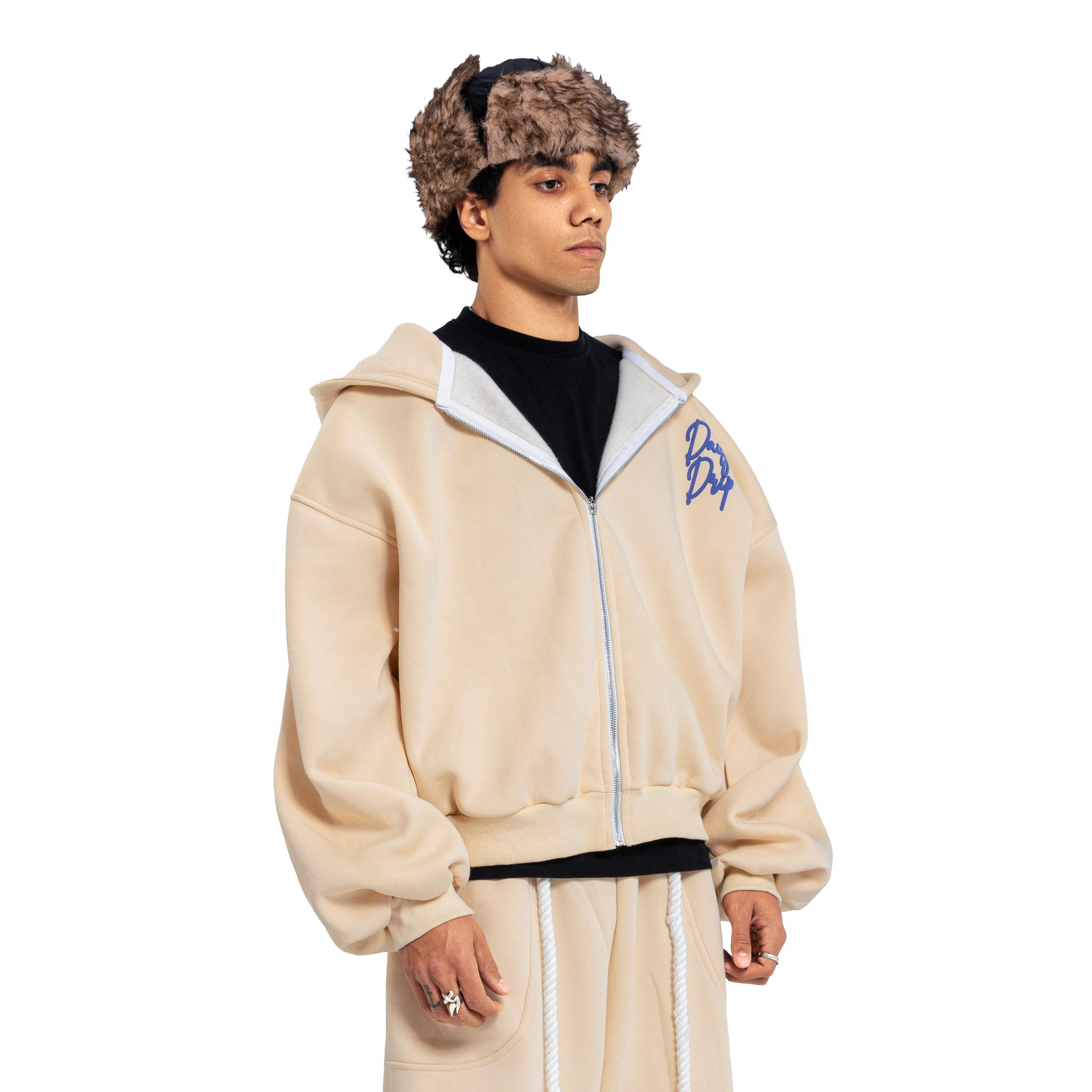 Creamy Balloon Fit Zipper