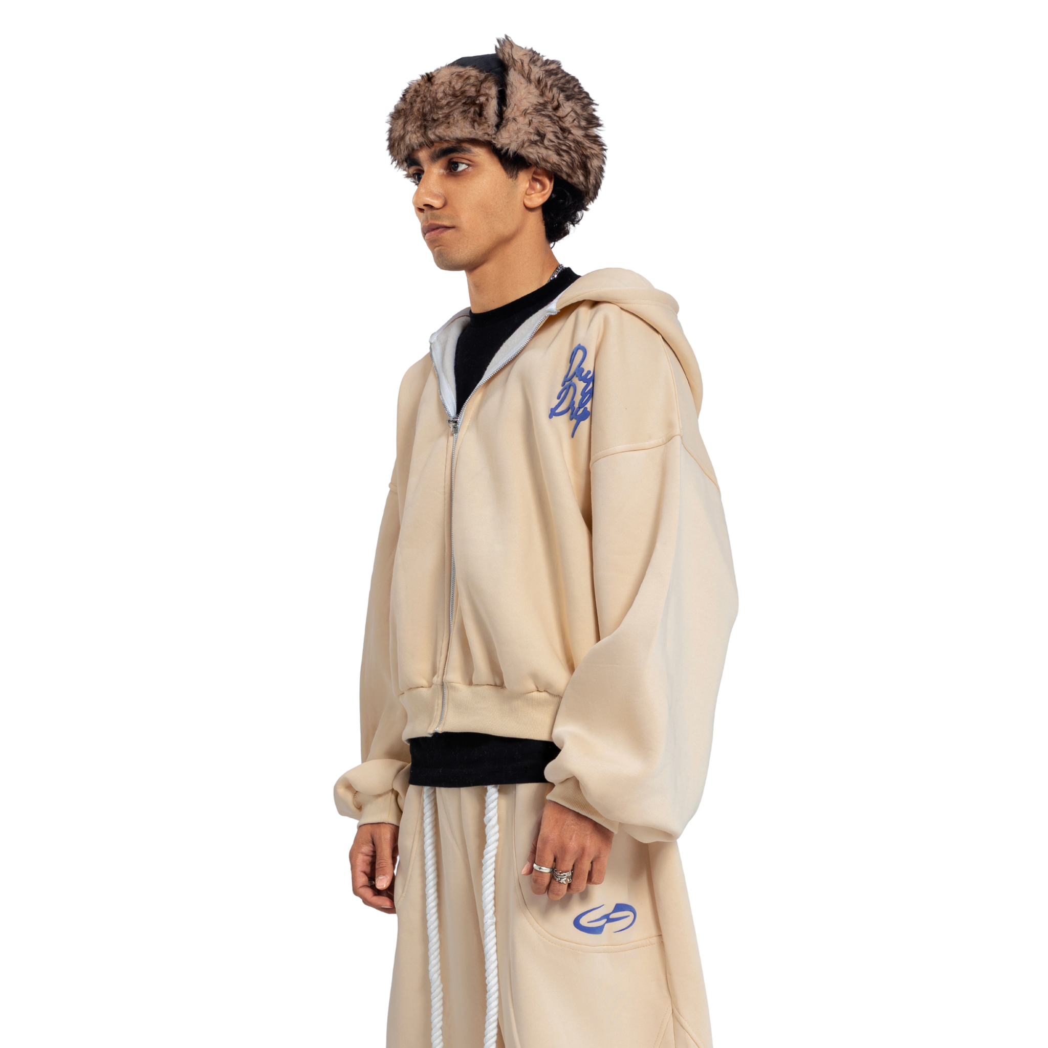 Creamy Balloon Fit Zipper