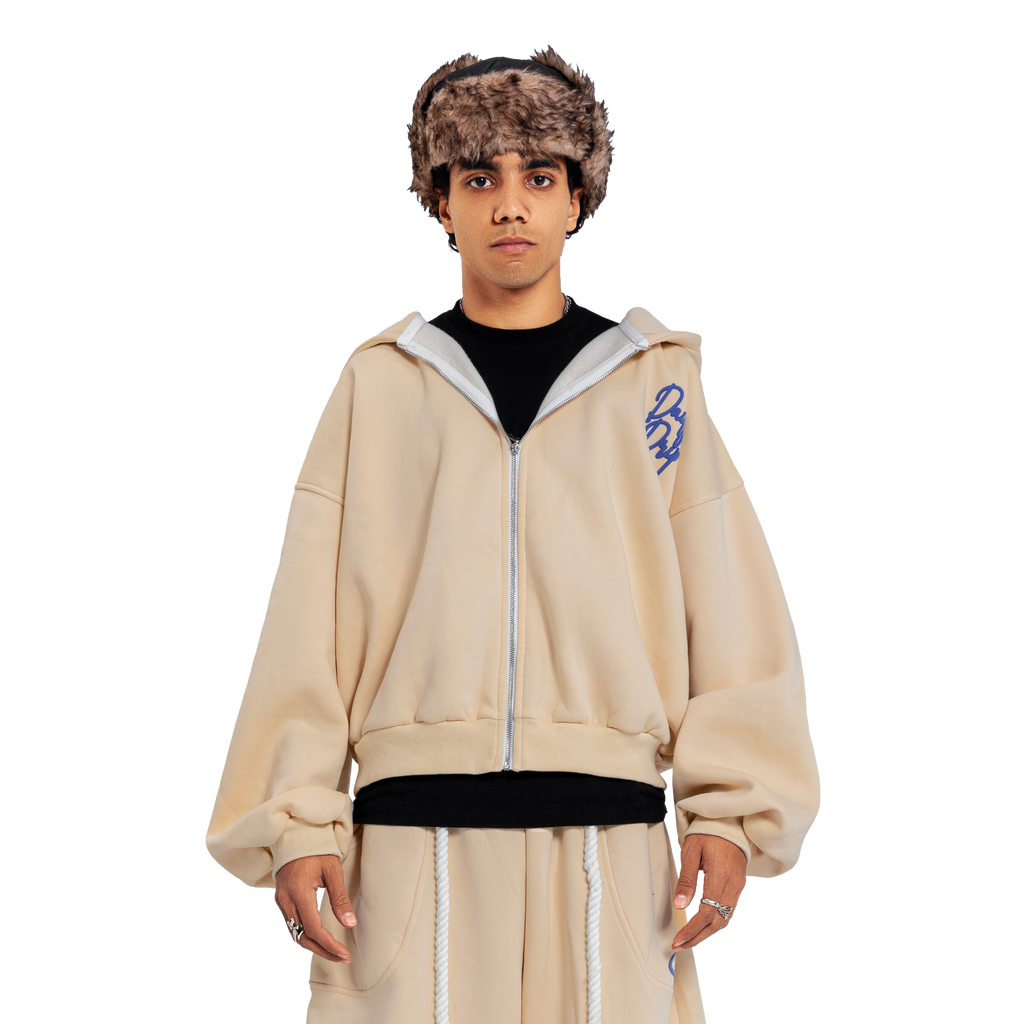 Creamy Balloon Fit Zipper