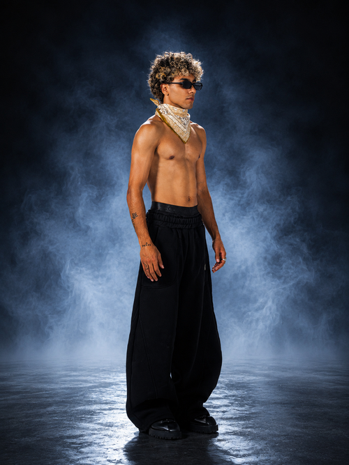 WIDEFORM Black SWEATPANTS