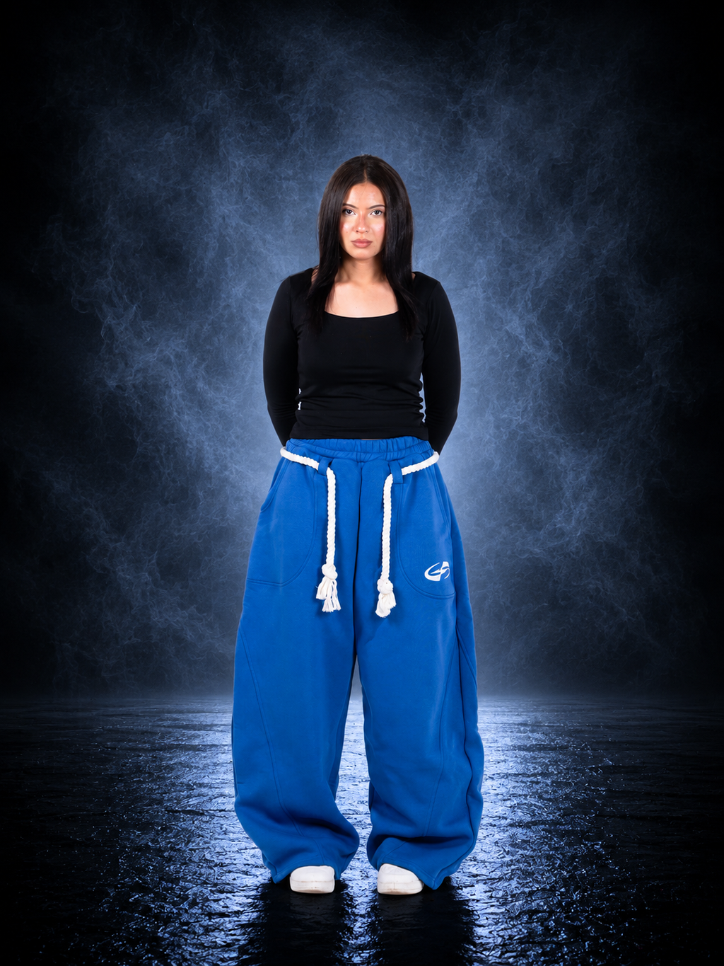 WIDEFORM BLUE SWEATPANTS