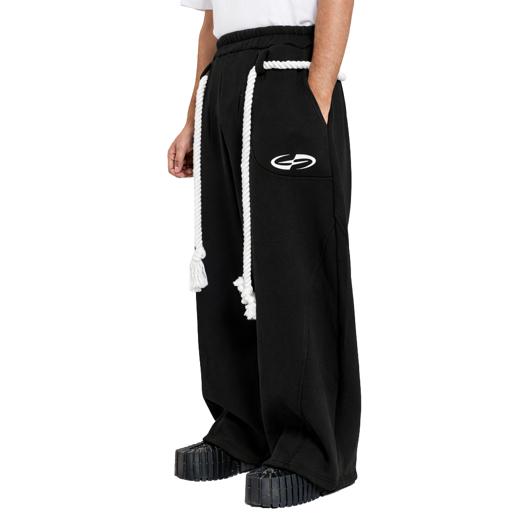 Black Ballon fit Pants